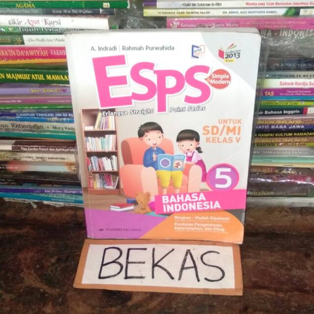 Jual Buku ESPS Bahasa Indonesia kelas 5 V SD Penerbit Erlangga ...