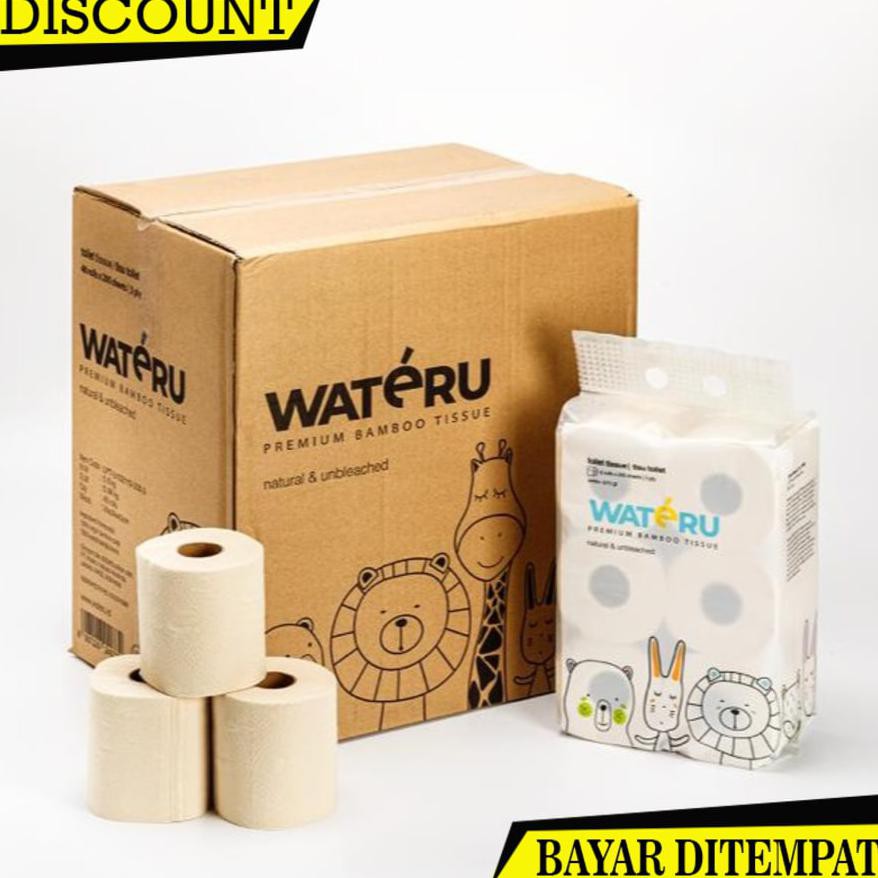 Jual (BAYAR DITEMPAT) TISU BAMBU PREMIUM TOILET KITCHEN AMAN HIGIENIS WATERU TISSUE BAMBOO B1764 ...