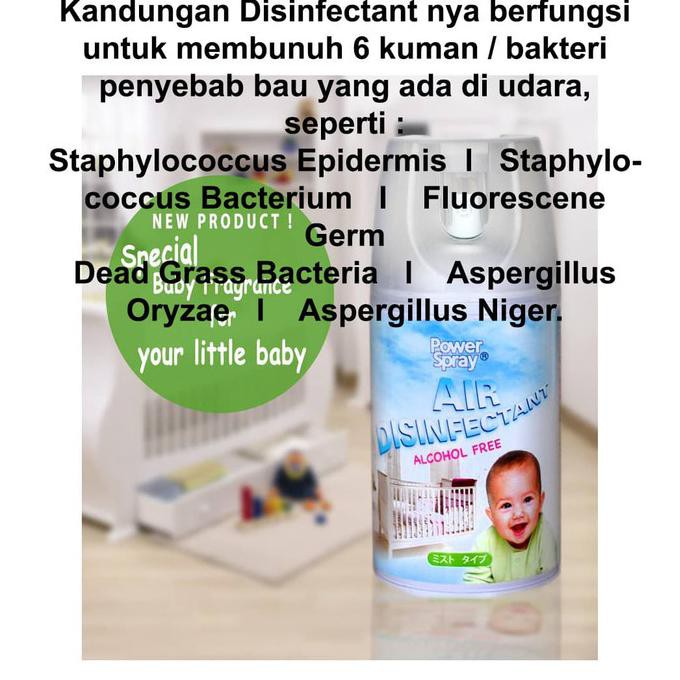 Jual Power Spray Baby Air Disinfectant Anti Virus Bakteri Aman Untuk Bayi Bohlamhid Ayo Beli