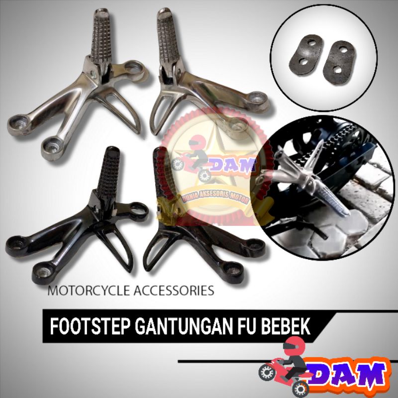 Jual Footstep Step Gantung Belakang Kaki Lipat Step Injakan Motor Satria Fu 150 Universal Bebek 