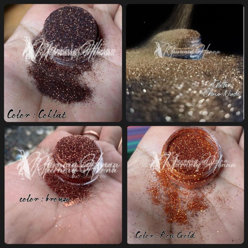 Jual gliter Nude Beberpa Varian .Fhinising Shopee Indonesia