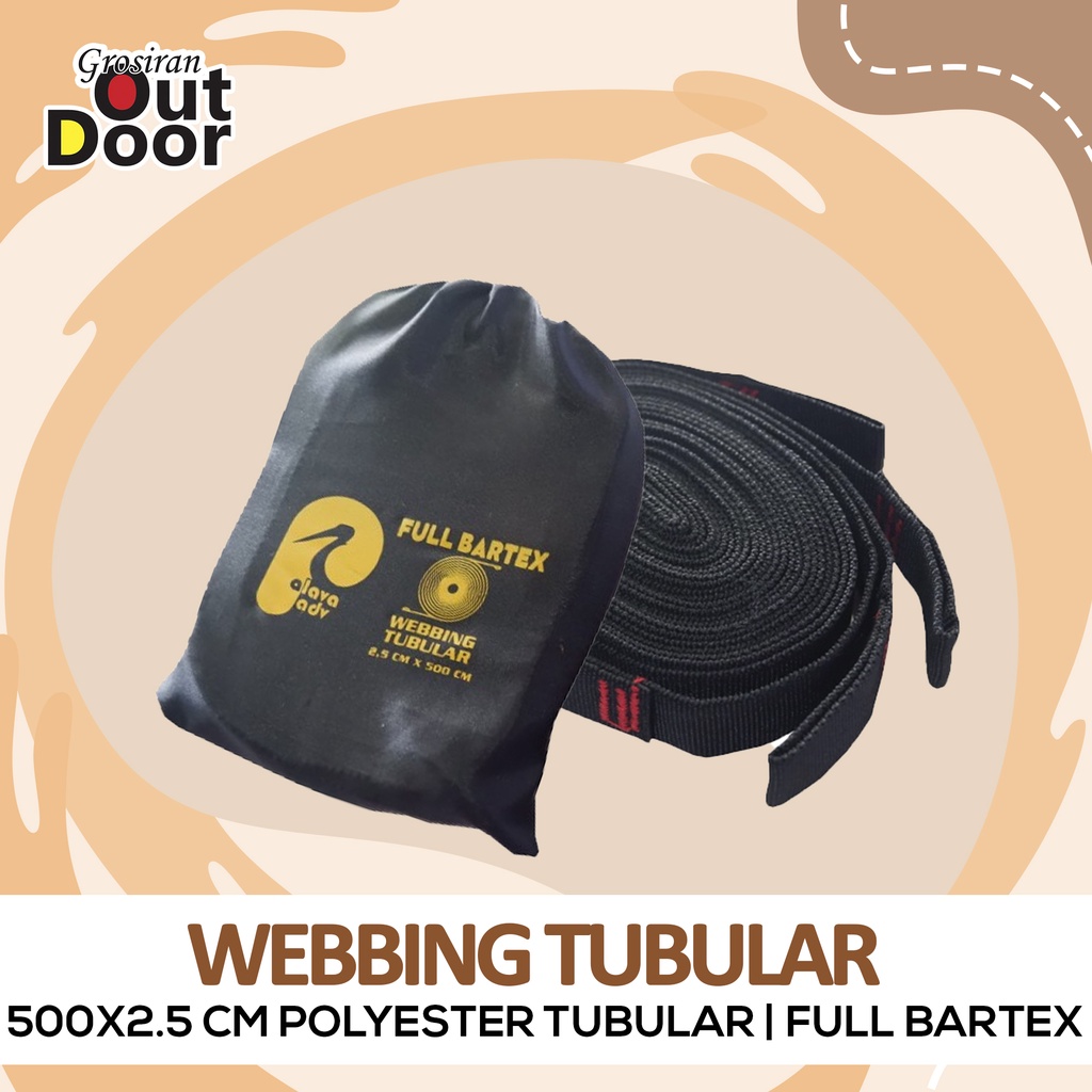 Jual Webbing 500 X 2 5 Cm Tubular Palava Adv Full Bartex Tali Webing