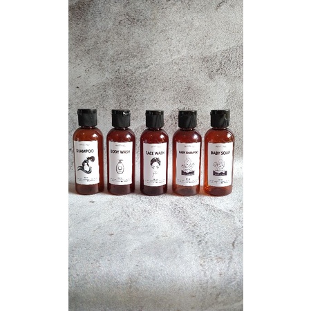 Jual Botol Refill Travel Kit 60ml Free Label Sticker / Amber Fliptop ...