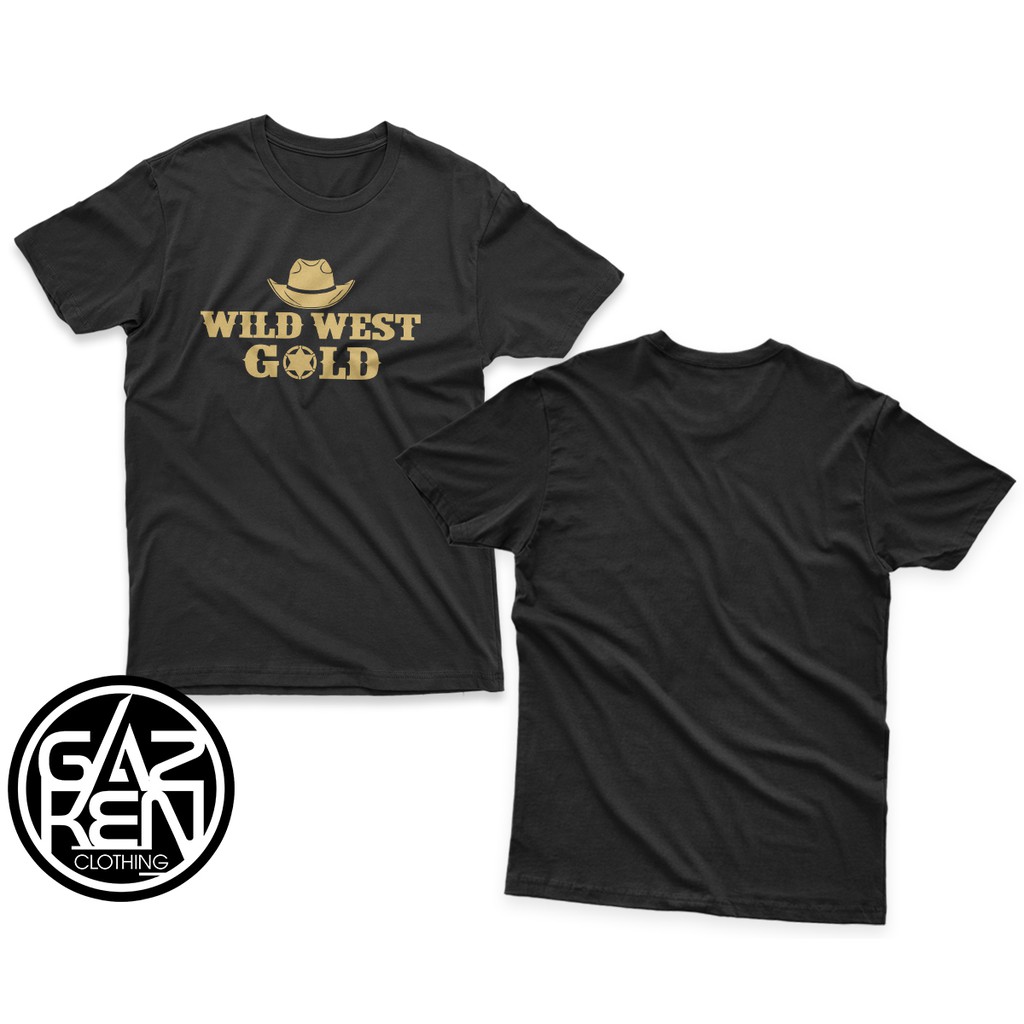 Jual Kaos Game Wild West Gold Desain Simple Distro Dewasa Unisex Cotton  Combet 30s | Shopee Indonesia