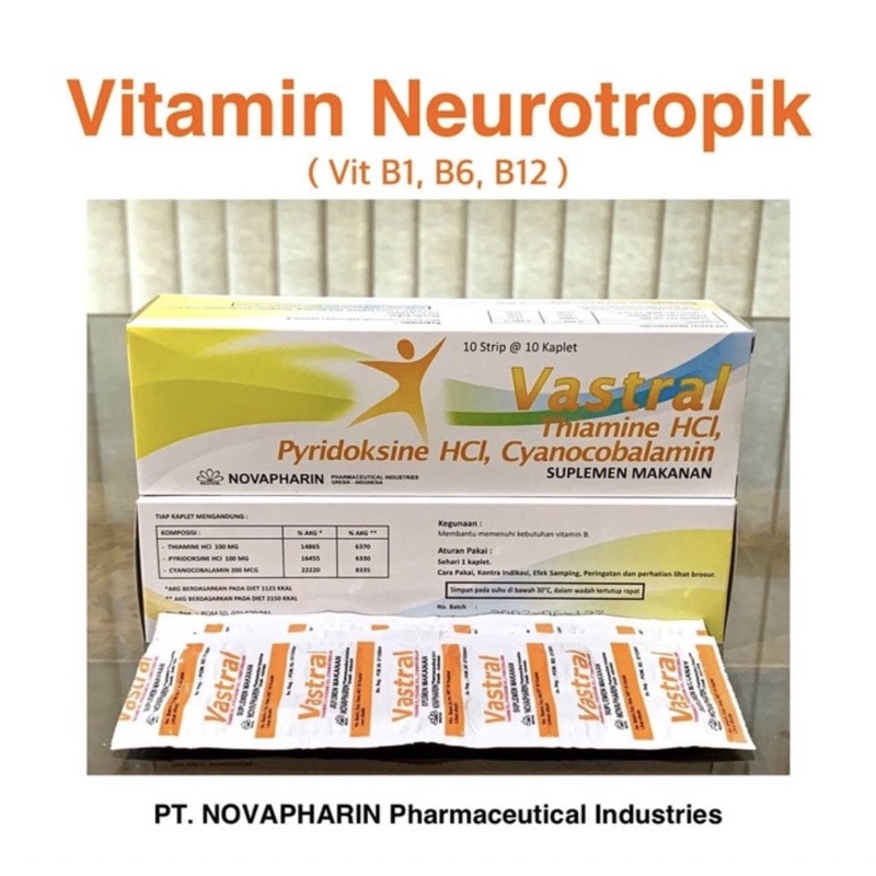 Jual Vitamin Neurotropik Vit B1 Vit B6 Vit B12 | Shopee Indonesia