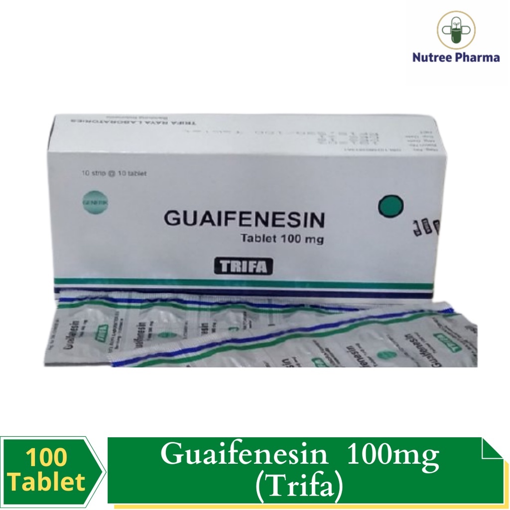 Jual Guaifenesin 100mg Box Isi 100 Tablet (Trifa) | Shopee Indonesia