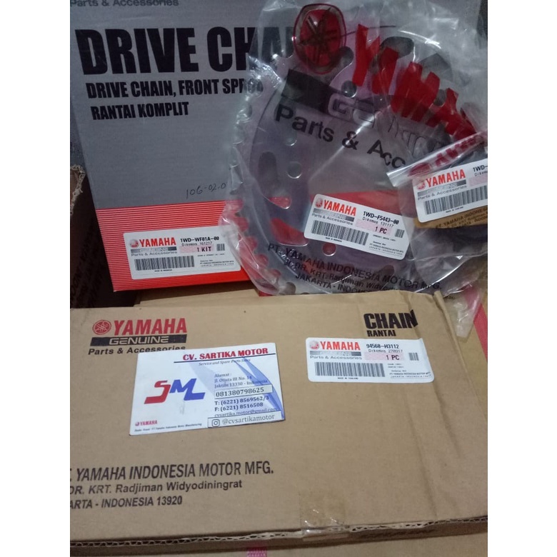 Jual Rantai Kit R25 / 1WD-WF01A-00 | Shopee Indonesia