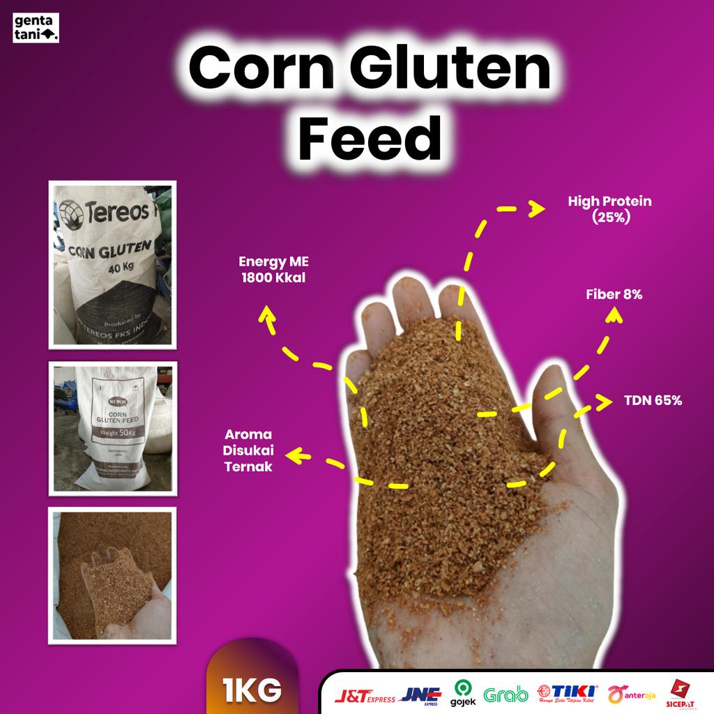 Jual Corn Gluten Feed Tereos Miwon Per 1 Kg Pakan Ternak Makanan Ternak
