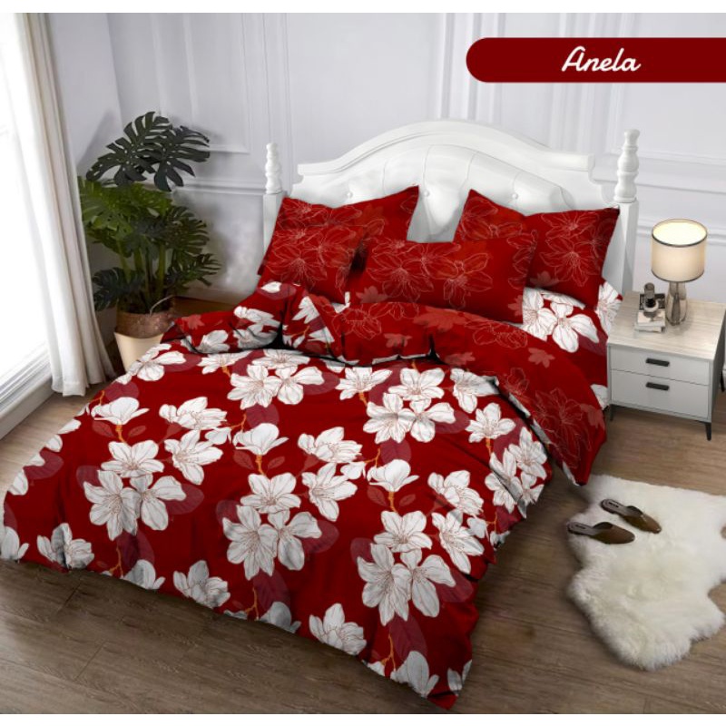 Jual Bed cover Lady rose Satu set Bedcover Ledy Rose 180x200 ( king