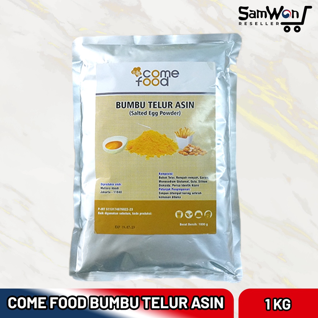 Jual Bumbu Telur Asin 1kg Import Taiwan Bubuk Seasoning Powder Salted