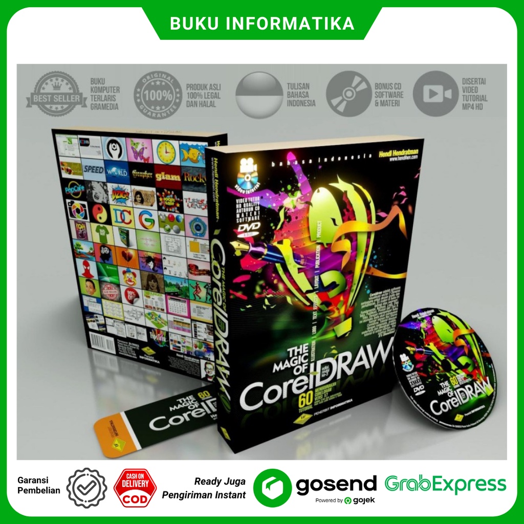 Jual Buku The Magic of Corel Draw - Bonus DVD - Hendi Hendratman ...