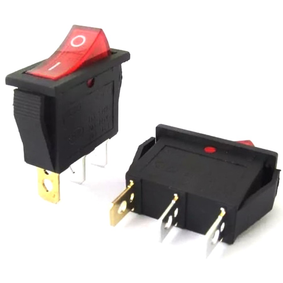 Jual Rocket Switch 3 Pin Saklar ON OFF 16A 250V/AC 20A 125V/AC | Shopee ...