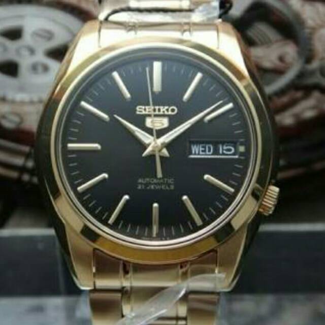 Jual Seiko 5 SNKL50K1 Jam Pria Original Automatic SNKL50 Black