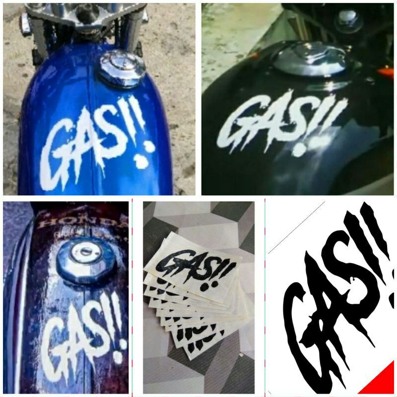Jual GAS cutting sticker viral sticker motor helm custom | Shopee Indonesia