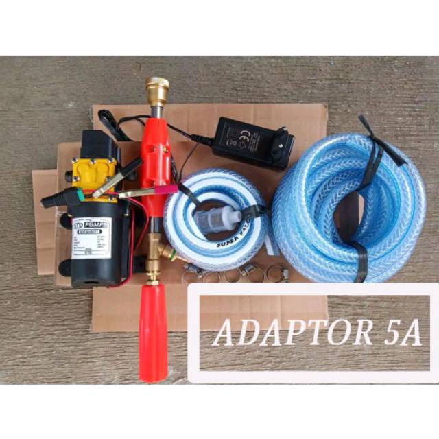 Jual [160+5] Alat Cuci Motor Mobil DC set 160 Psi Adaptor 5A | Shopee ...