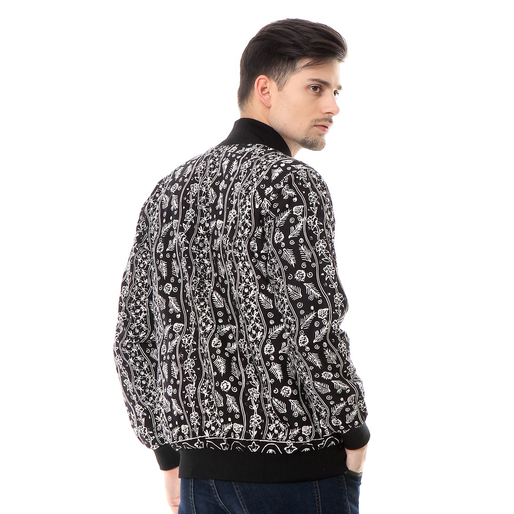 Jual Jaket Batik Bomber Asli Jambi Berkualitas - Zallatra JP04 | Shopee Indonesia