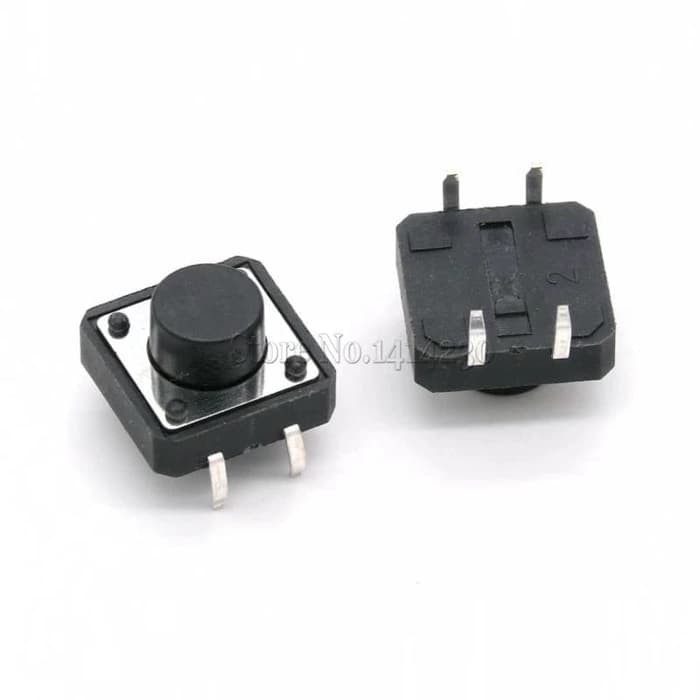 Jual Tactile Push Button Momentary Switch 12x12x7.3mm Round Tombol ...