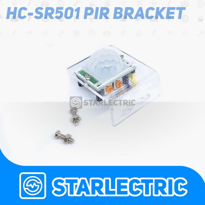 Jual Bracket Mounting Dudukan Sensor Pir Holder Hc Sr Acrylic Case Starel Diminati Banget