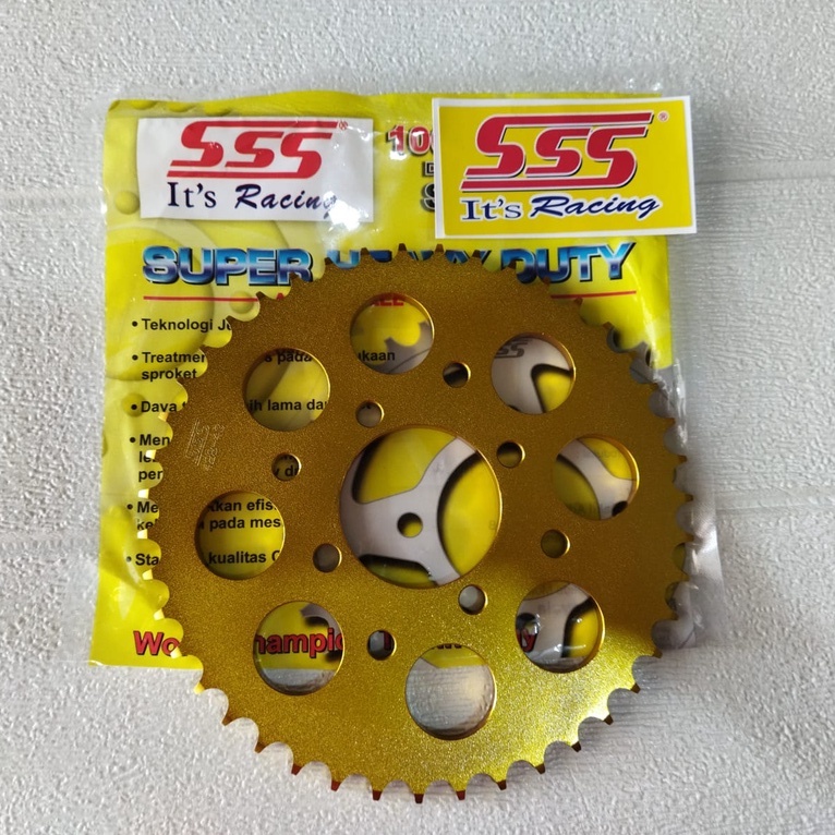 Jual SSS Racing Gear Belakang Gold 428 Satria Fu 150 Old New Fi Face ...
