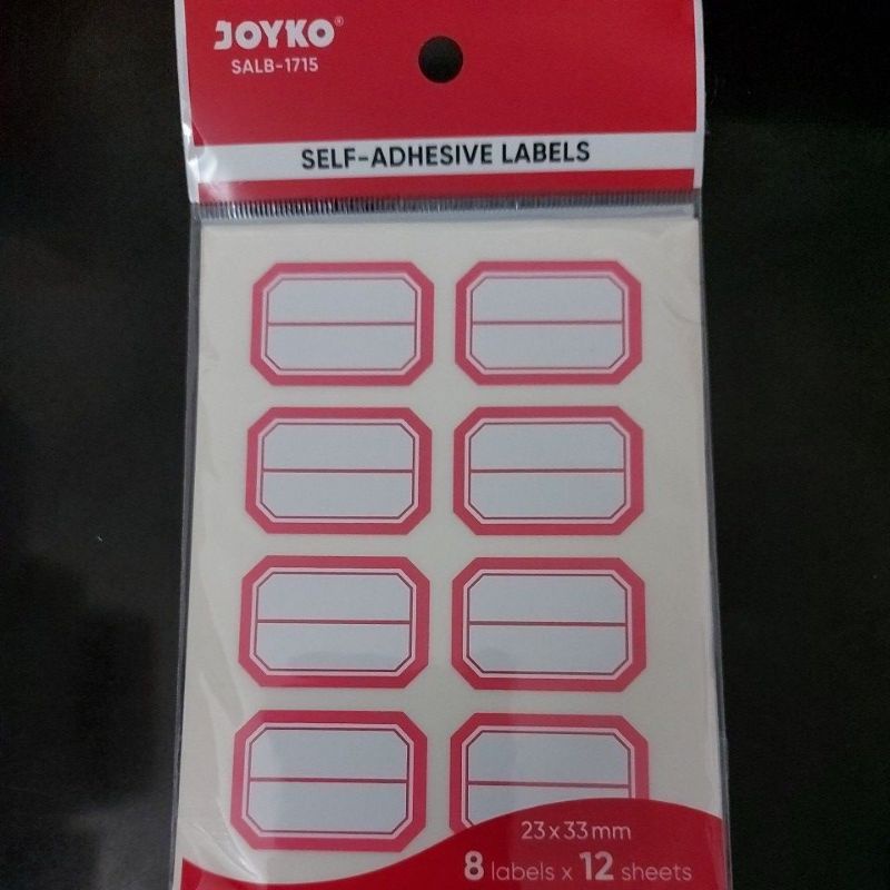 Jual Self Adhesive Labels Joyko Salb 1701 1715 Shopee Indonesia