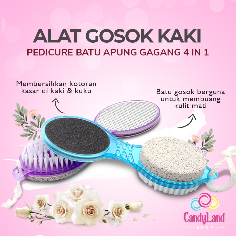 Jual Sikat Alat Gosok Kaki Kapalan Penghalus Kulit Kaki Pedicure Paddle