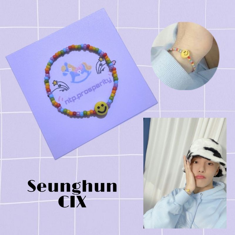 Jual Gelang Idol Korea   Kpop Idol Bracelet (seung Hun Cix) | Shopee 