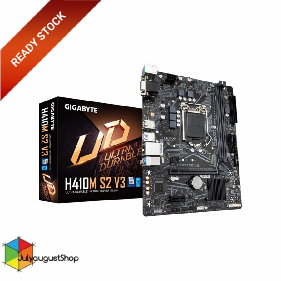 Jual Gigabyte H410M S2 V3 H410 Micro ATX Motherboard LGA 1200