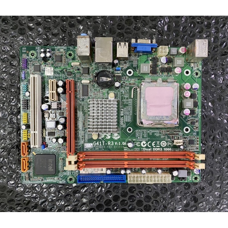 Jual Motherboard Intel ECS G41T-R3 LGA775 DDR3 Second | Shopee Indonesia