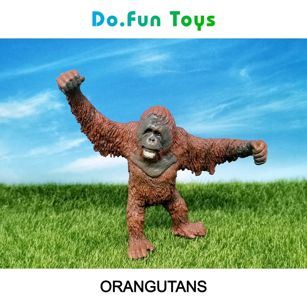 Jual Animal Figurine | ORANGUTANS / Mainan Miniatur Binatang Orangutan ...