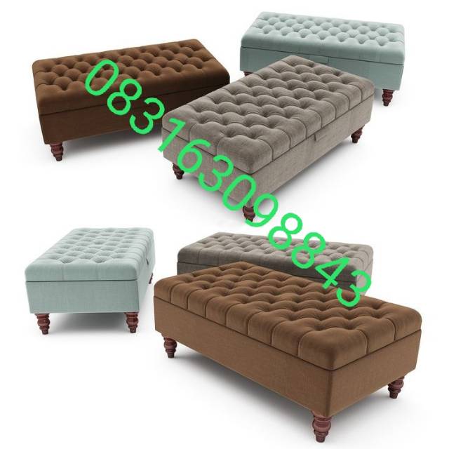 Jual Flash Sofa Stool Long Bench Puff Panjang Murah Termurah Kursi Sho Indonesia