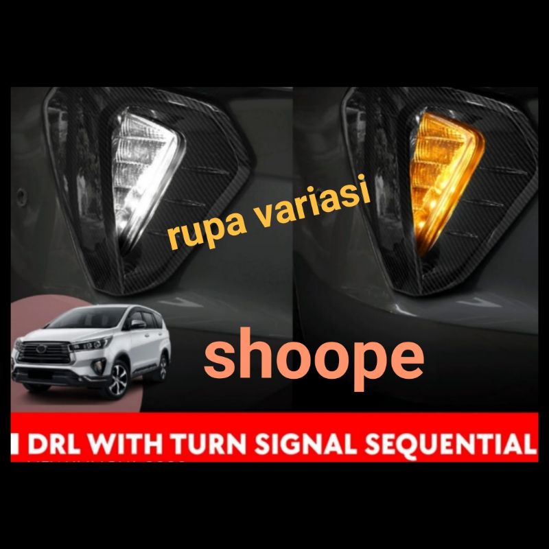 Jual LAMPU DRL DEPAN FOGLAMP BUMPER TOYOTA INNOVA INOVA REBORN 2021 ...