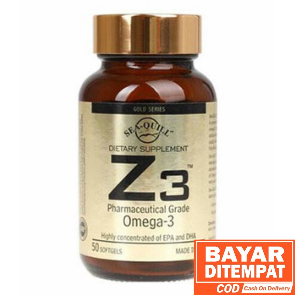 Jual Sea Quill Z3 Omega 3 50s Omega 3 Kolesterol Jantung Darah