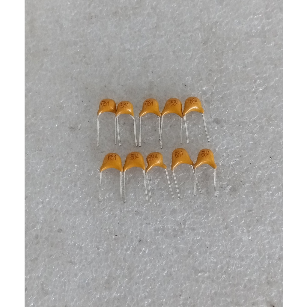 Jual Capacitor Monolithic 680nf 684 10pcs | Shopee Indonesia