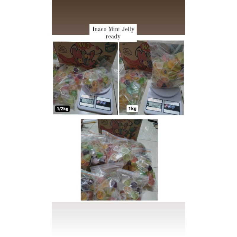 Jual inaco Mini Jelly kemasan 500gr & 1kg | Shopee Indonesia