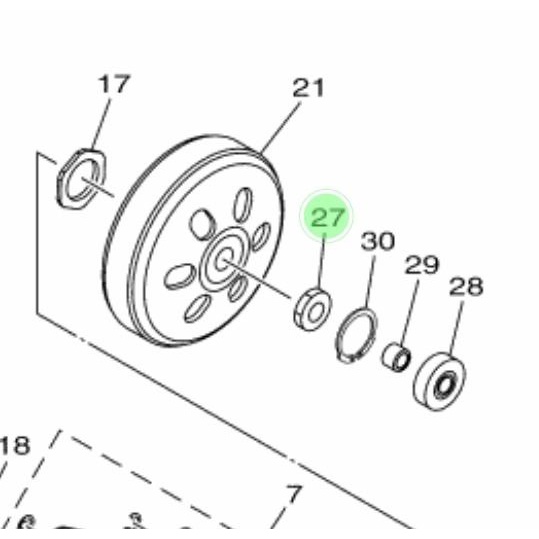 Jual Mur Pully CVT Nmax New/Neo, Aerox New / Cybercity / 90170-12802 ...