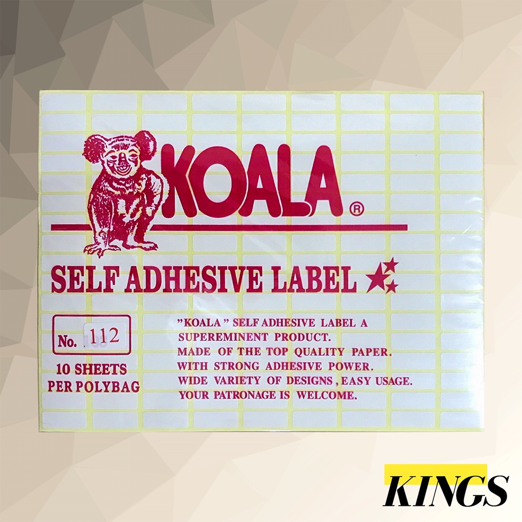 Jual Self Adhesive Label / Sticker Label Polos No 112 | Shopee Indonesia