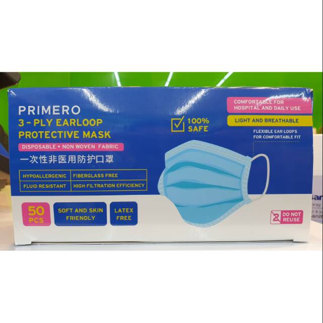 Jual MASKER PRIMERO 3PLY Warkop Surgical | Shopee Indonesia