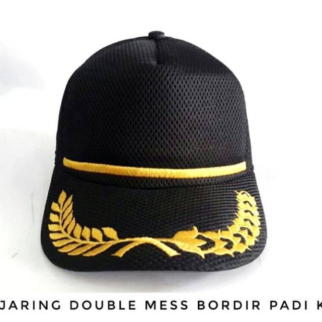 Jual Topi Hitam Padi Kapas Shopee Indonesia