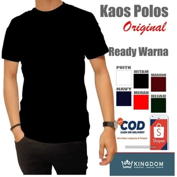Kaos Polos Lgn Pendek Katun Cm 28S Premium