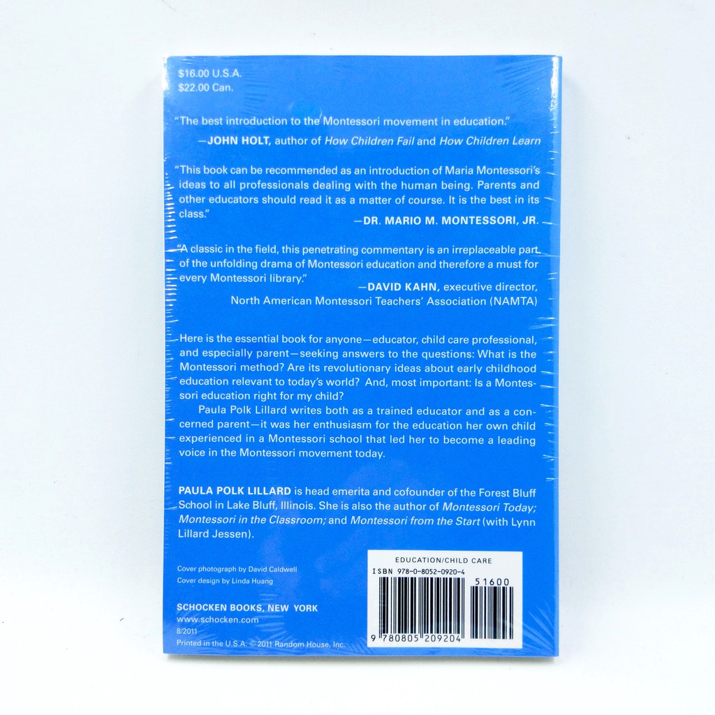 Jual Montessori A Modern Approach - Paula Polk Lillard - ENGLISH ...