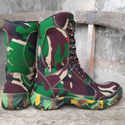 Jual Sepatu PDL Pria tni FULL loreng/sepatu loreng raider/ sepatu tni ...