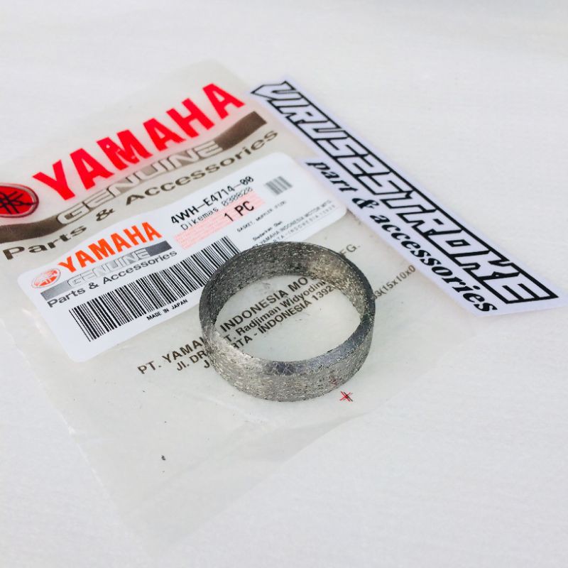 Jual Paking Asbes Packing Gasket Sambungan Tengah Knalpot Yamaha F Zr