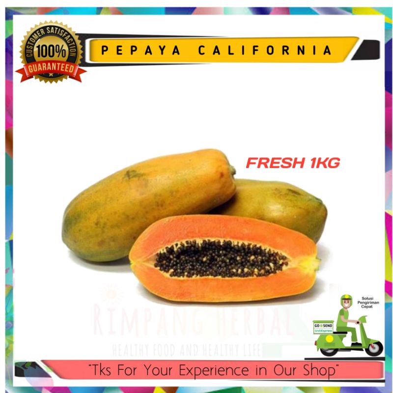 Jual Pepaya Pepaya California Buah Segar Terbaik Shopee Indonesia