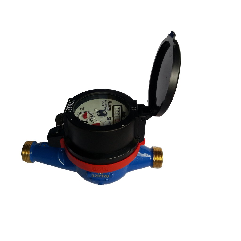 Jual Water Meter Itron / Meteran Air (½ Inch) Multimag Kuningan Brass ...