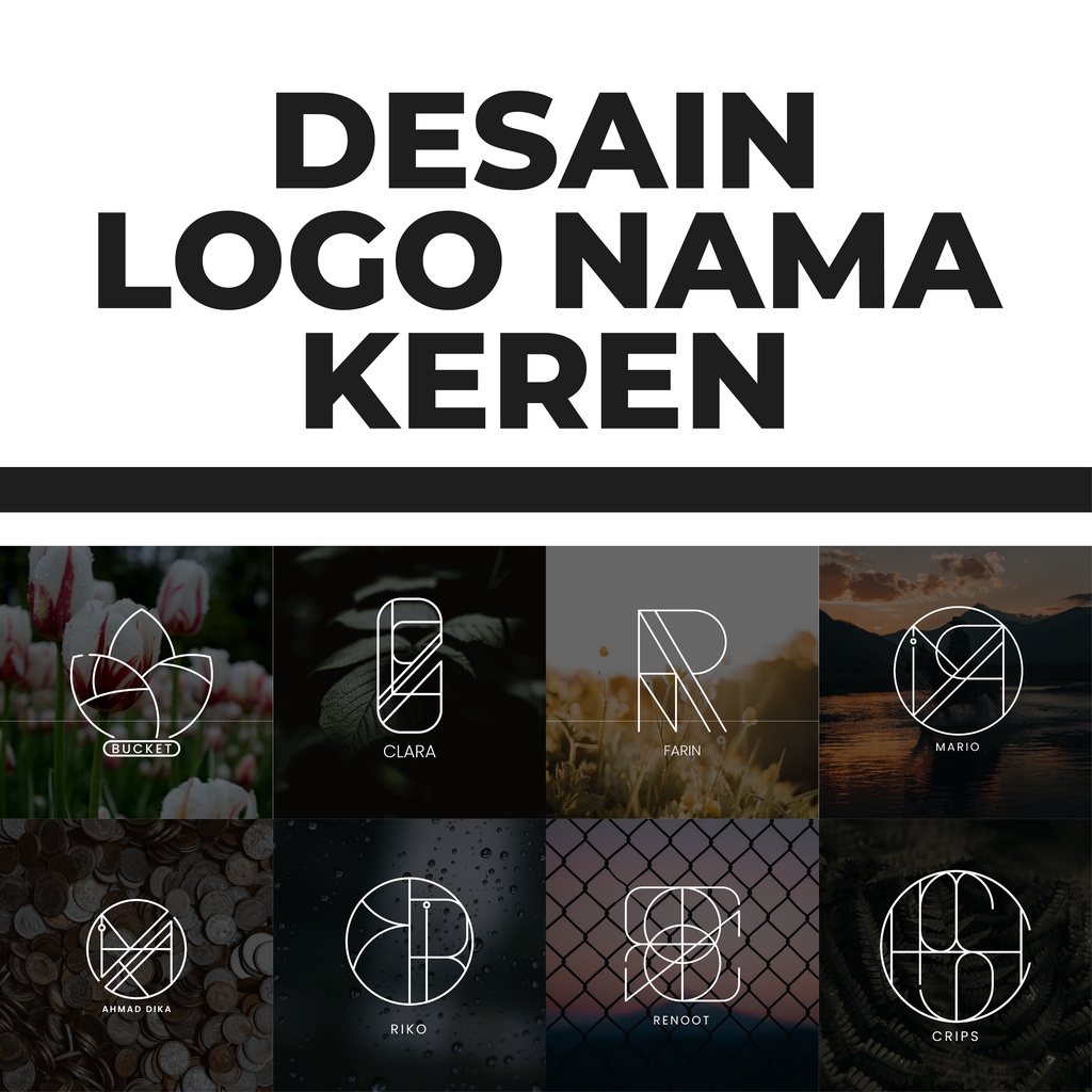 Jual Jasa Desain Logo Nama Keren Simple Minimalis Aesthetic Kekinian Shopee Indonesia