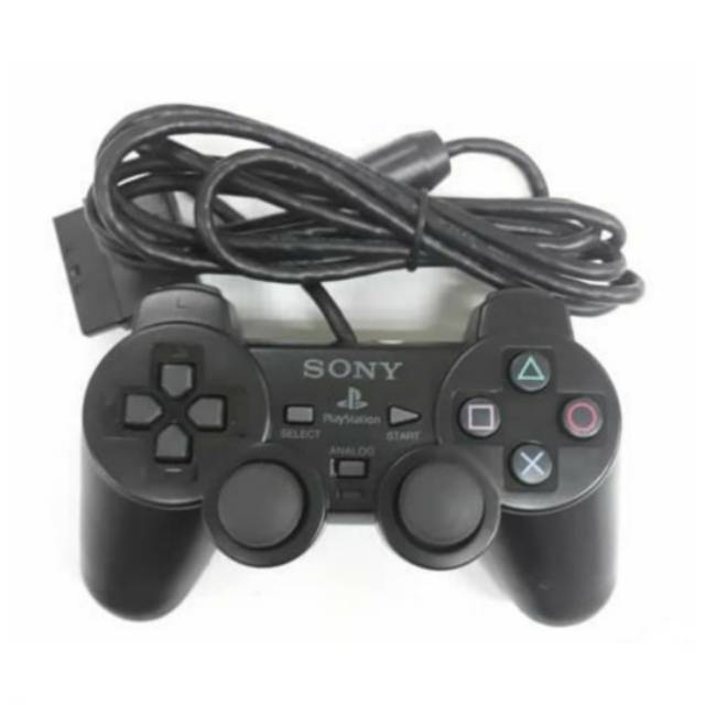 Jual Stick Stik PS2 Kabel Serat Ori Pabrik Hitam Joystick Sony ...