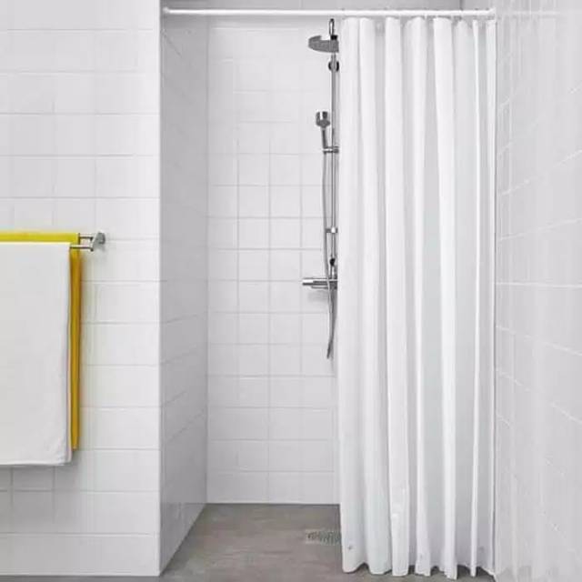 Jual Tirai Kamar Mandi Salur Tirai Shower Waterproof Shower Curtain Tirai Penyekat Ruangan