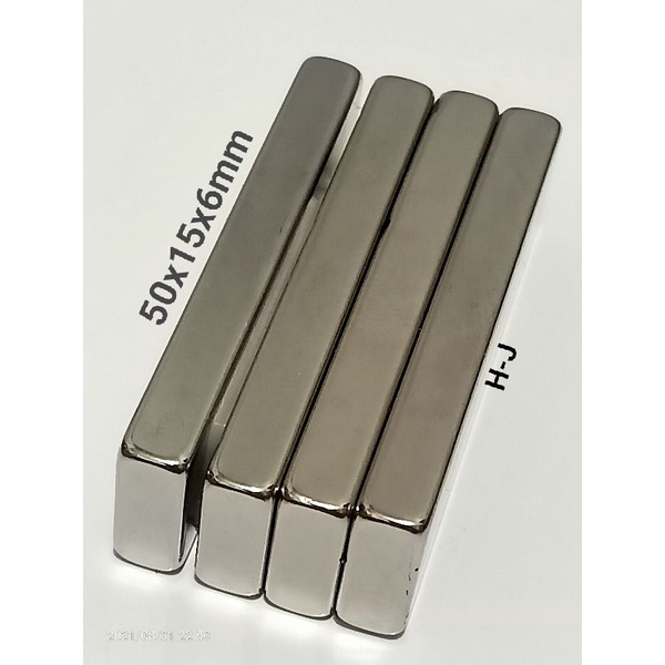 Jual 1 Pcs - Magnet Neodymium 50x15x6mm / 5cm x 1,5cm x 6mm N52 ...