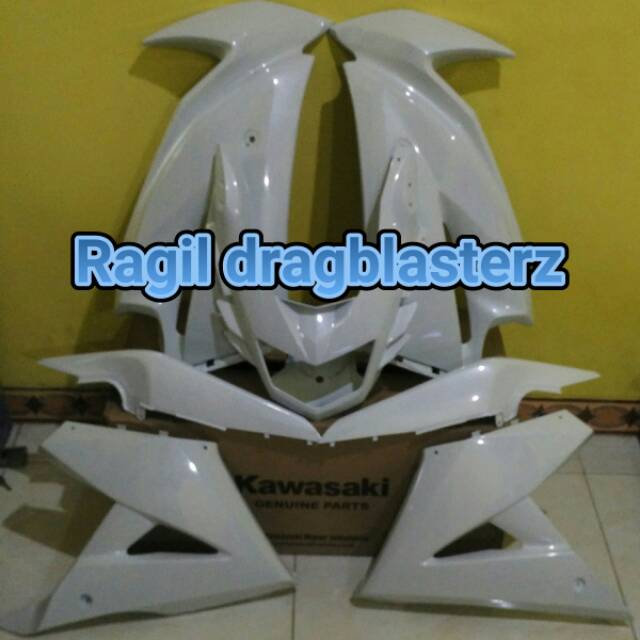 Jual Full fairing + cover body belakang New ninja rr polos original ...