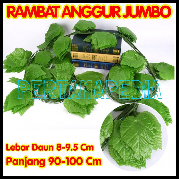 Jual Bunga Plastik/Busa Bunga/Daun Rambat/Rumput Plastik/ Anggur Jumbo ...